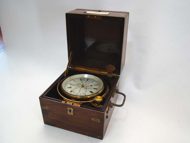 An Antique English Marine Chronometer by Shepherd & Sons, 'Makers to the Royal Navy,' circa 1870